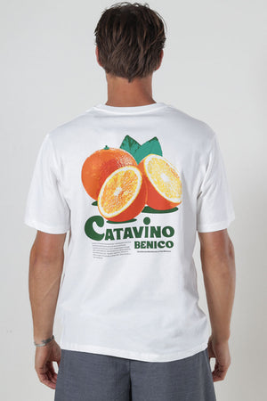 Jack & Jones Bradley Relaxed Fit Fruits Tee Cloud Dancer