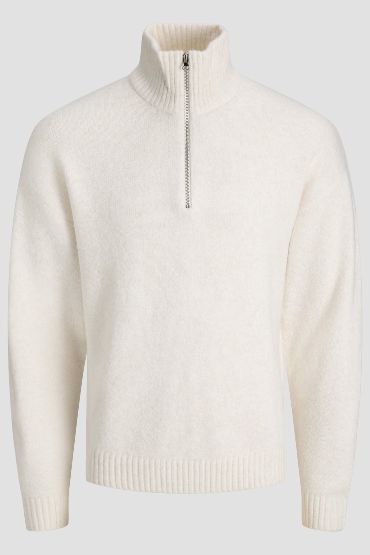 Jack & Jones Soho Ollie Knit Half Zip SN Moonbeam