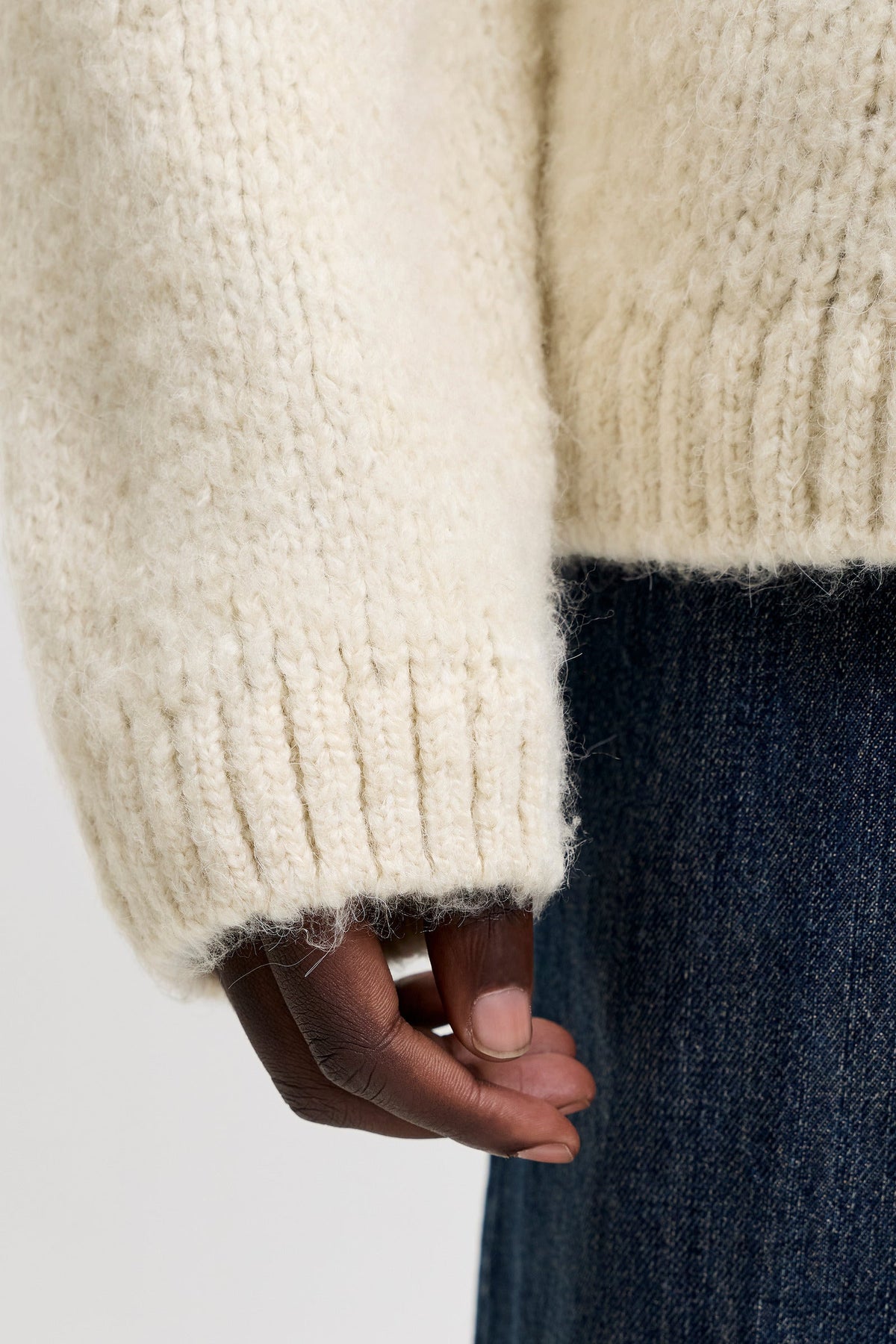 Jack & Jones Salamanco Knit Crew Neck Feather Gray