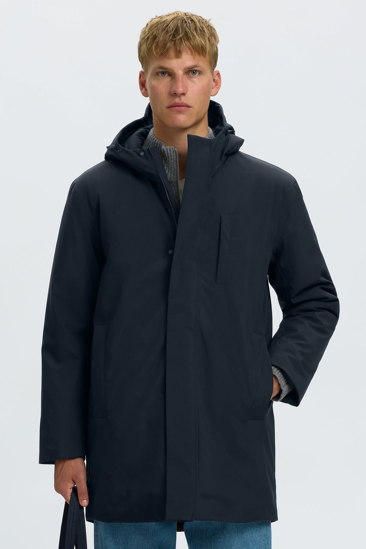 Selected Franklin Urban Tech Parka Black