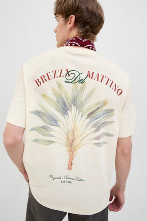 Jack & Jones Hydra Cutout Tee Antique White