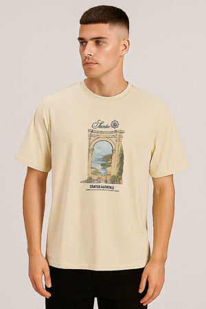 Jack & Jones Hydra Front Tee Double Cream