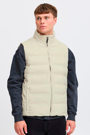 Solid Milas Vest Oatmeal