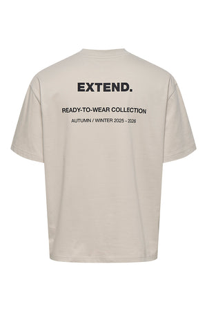 ONLY & SONS Lale Oversize Fit Tee Silver Lining