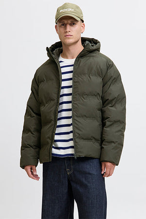 Jack & Jones Soho Puffer Hood Jacket Rosin