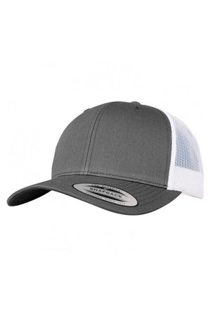 Flexfit Retro Trucker Dark Grey / White
