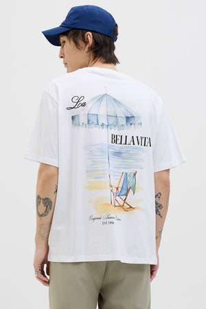 Jack & Jones Hydra Cutout Tee  Bright White