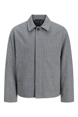 Jack & Jones Harris Short Wool Coat Light Grey Melange