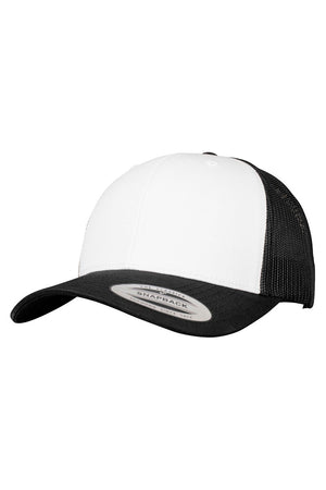 Flexfit Retro Trucker Black / White / Black