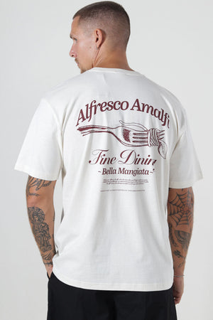 ONLY & SONS Alfresco Relaxed Fit Tee Gardenia