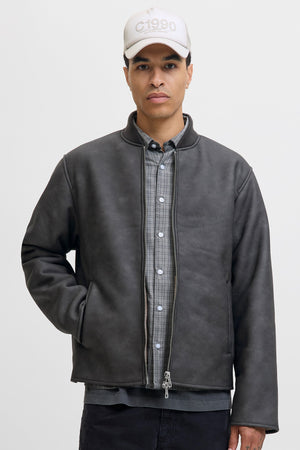 Jack & Jones Fade Pu Bomber Jakke Chocolate Brown