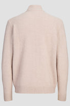 Jack & Jones Soho Ollie Knit High Neck Zip Car Atmosphere