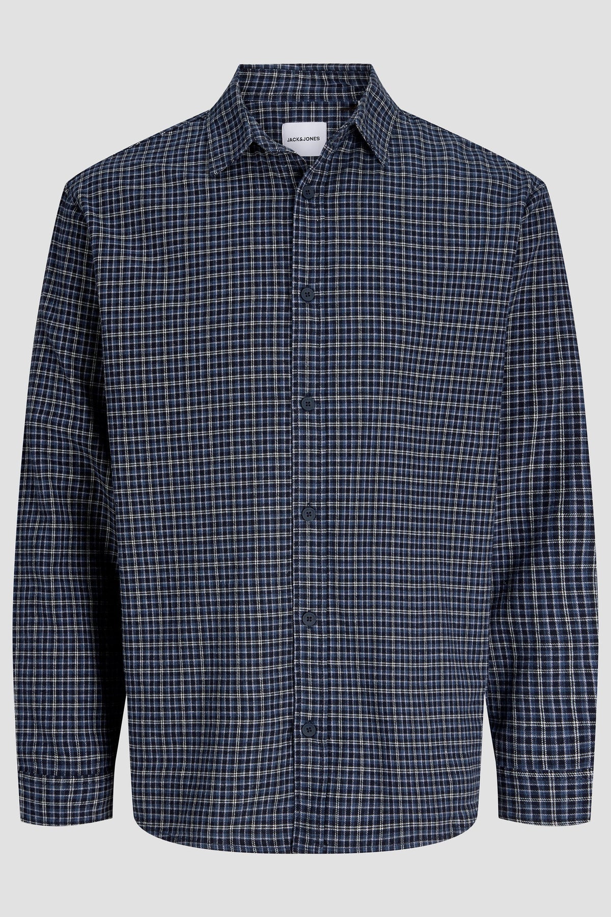 Jack & Jones Carter Check Shirt LS SN Navy Blazer