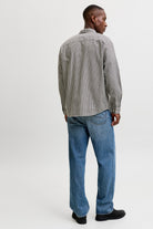 Jack & Jones Carter Check Shirt LS SN Cloud Dancer