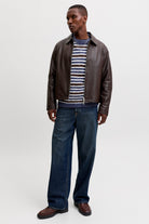 Jack & Jones Salamanco Knit Crew Neck Crown Blue