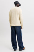 Jack & Jones Salamanco Knit Crew Neck Feather Gray