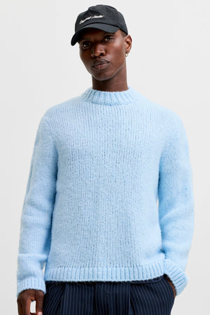 Jack & Jones Salamanco Knit Crew Neck Cashmere Blue