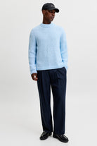 Jack & Jones Salamanco Knit Crew Neck Cashmere Blue