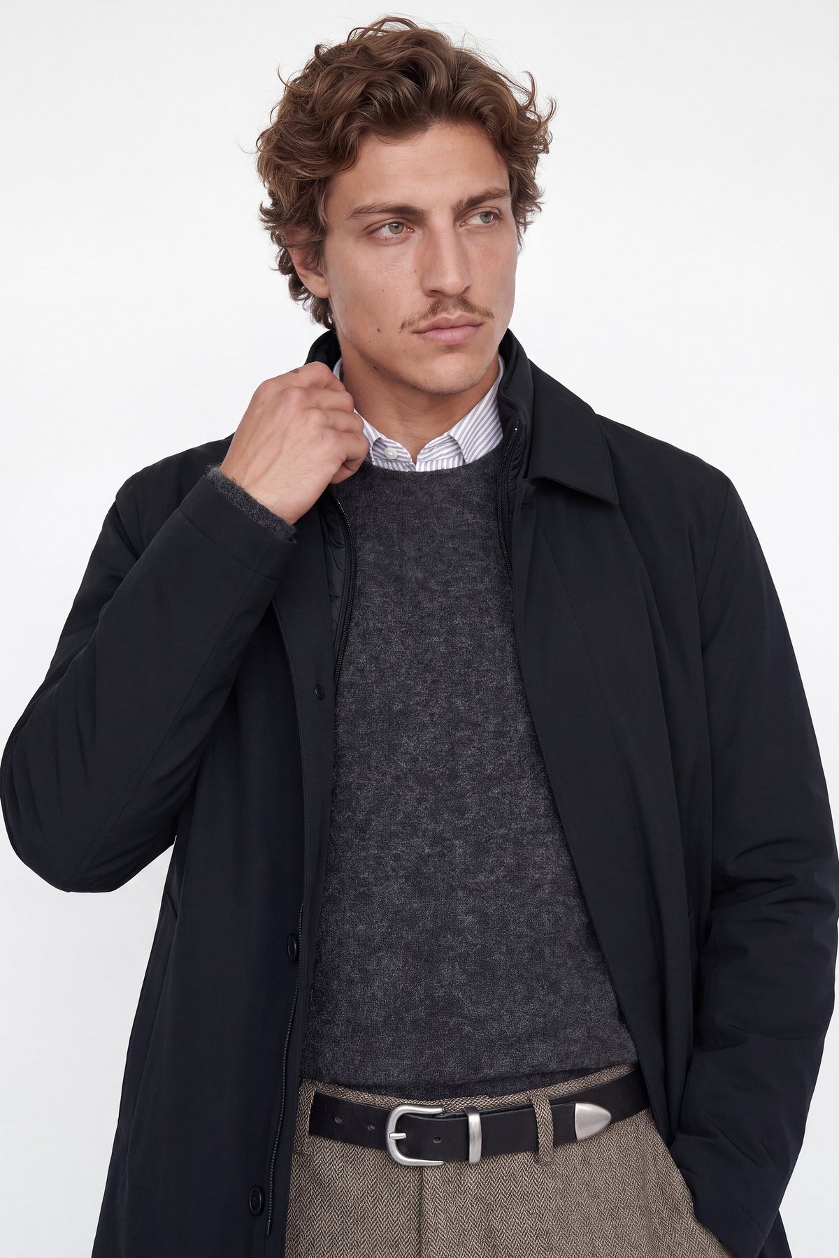 Jack & Jones Bladevon Mac Coat Dark Navy