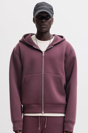 Jack & Jones Legacy Scuba Sweat Zip Hoodie Fudge