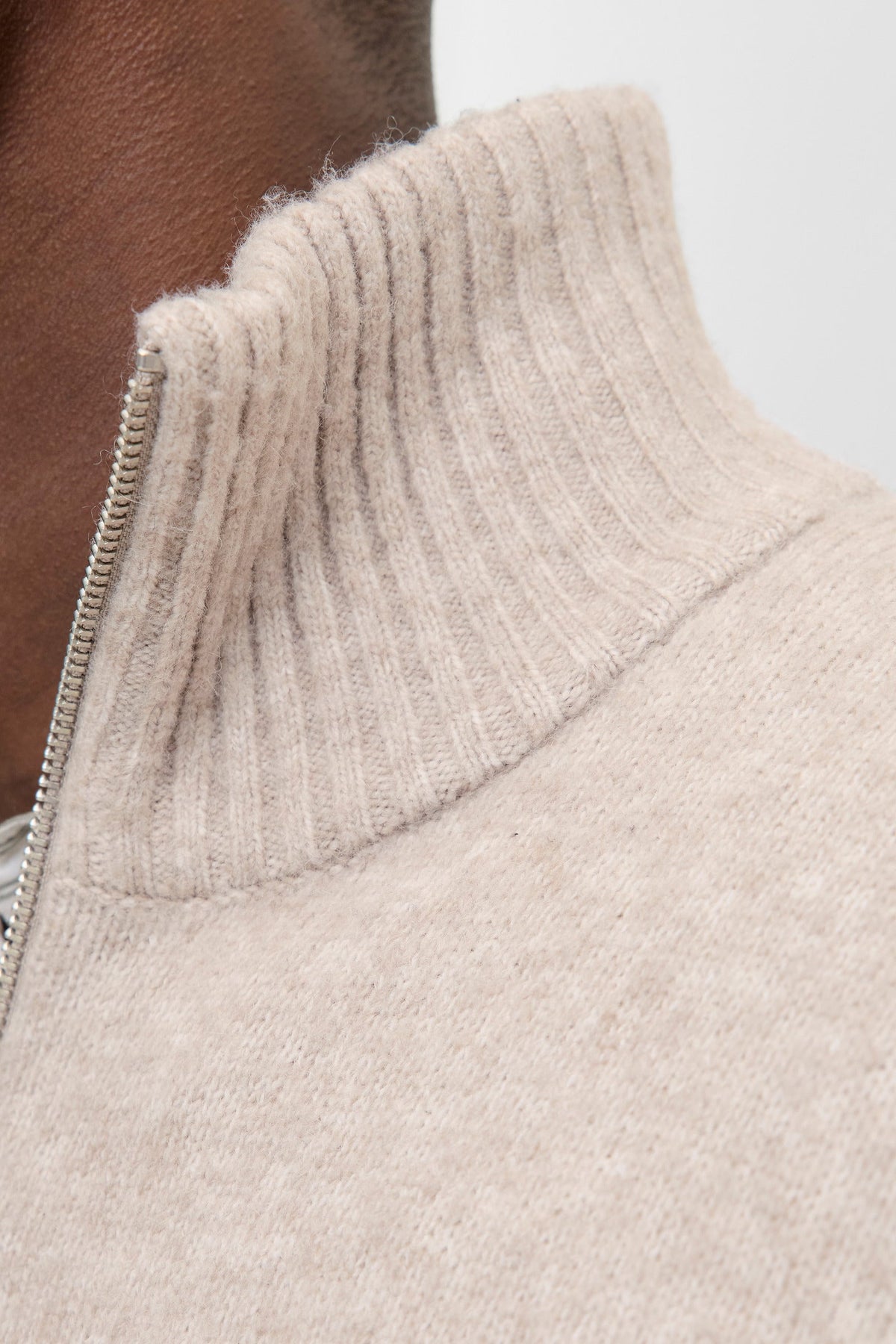 Jack & Jones Soho Ollie Knit Half Zip Atmosphere