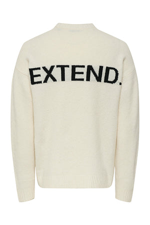 ONLY & SONS Page Relaxed Fit Crew Neck Gardenia