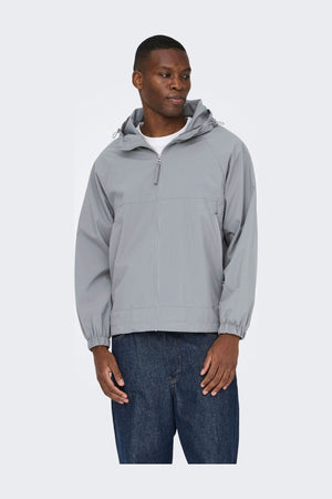 Only & Sons Sean Life Technical Jacket Otw Gray Flannel