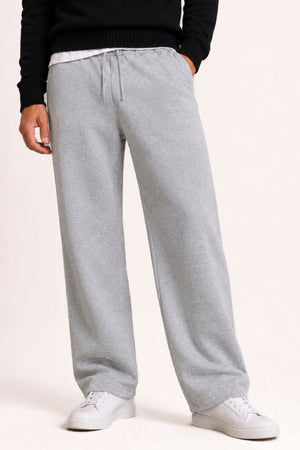 Only & Sons Goyle Wide Scuba Pant Light Grey Melange