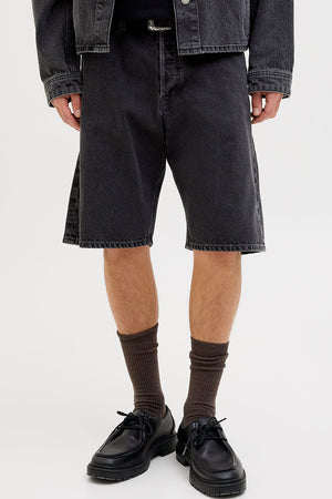 Jack & Jones Alex Baggy Fit Shorts 499 Black Denim