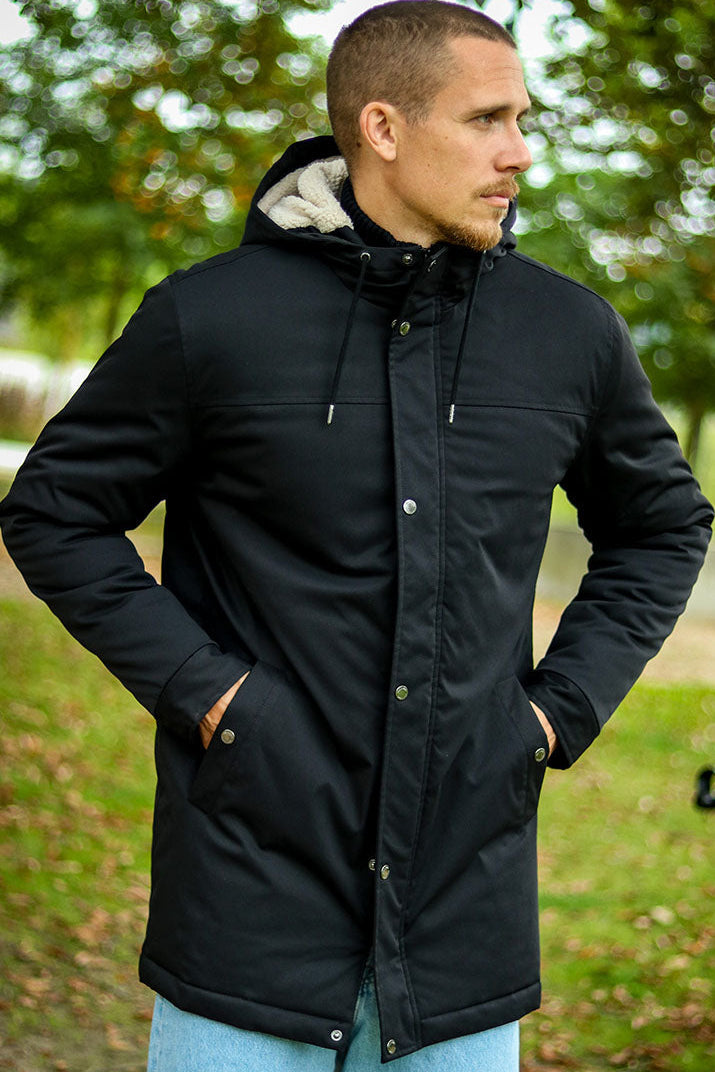 ONLY SONS Alexander Parka Jacket Black – - Main Image