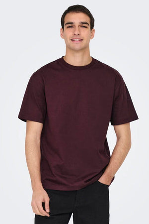 Only & Sons Fred Life Rlx SS Tee Port Royale