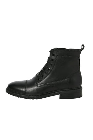 Jack & Jones Wentworth Leather Boots Black