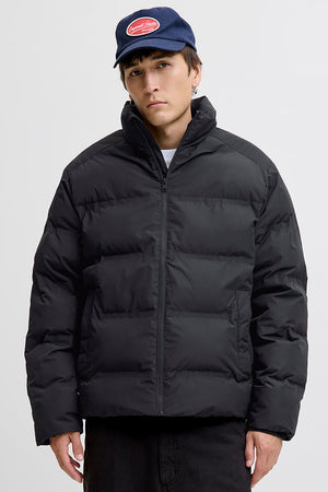 Jack & Jones Soho Puffer Collar Jacket Black