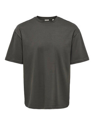 Only & Sons Caspian Airflex Boxy SS Tee Beluga