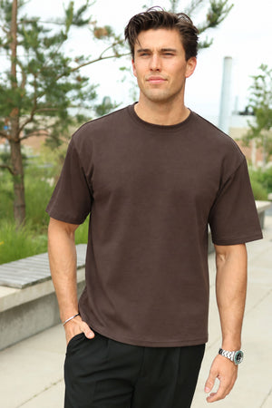 Only & Sons Caspian Airflex Boxy SS Tee Demitasse