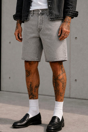 Jack & Jones Jjitony Jjoriginal Shorts Grey Denim