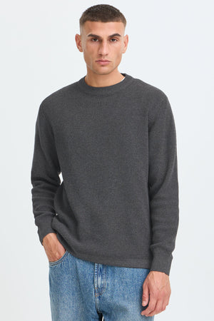Solid Vian Crew Dark Shadow Melange