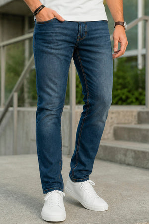 Solid Tomy Joy Powerflex+ Middle Blue Denim