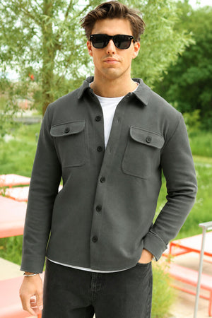 Only & Sons Kodyl Overshirt Sweat Beluga