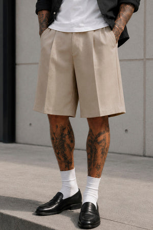 Only & Sons Daves Loose Tailored Fit 0346 Shorts Chinchilla