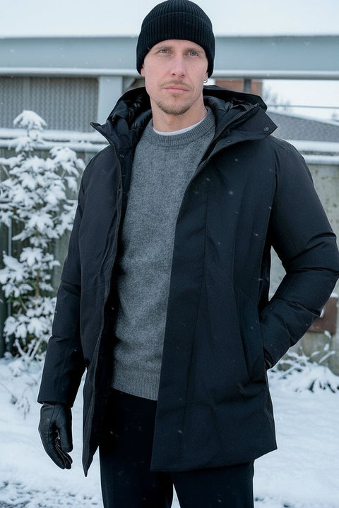 Jack & Jones Keen Stretch Parka Jacket Black