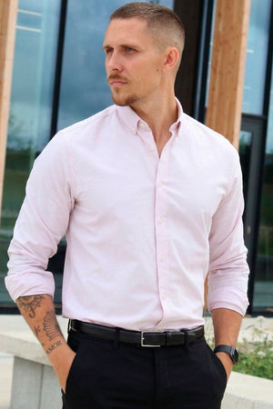 Clean Cut Copenhagen Oxford Stretch Plain Violet Ice