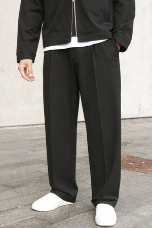 Selected Loose Finn Flex Pants Black