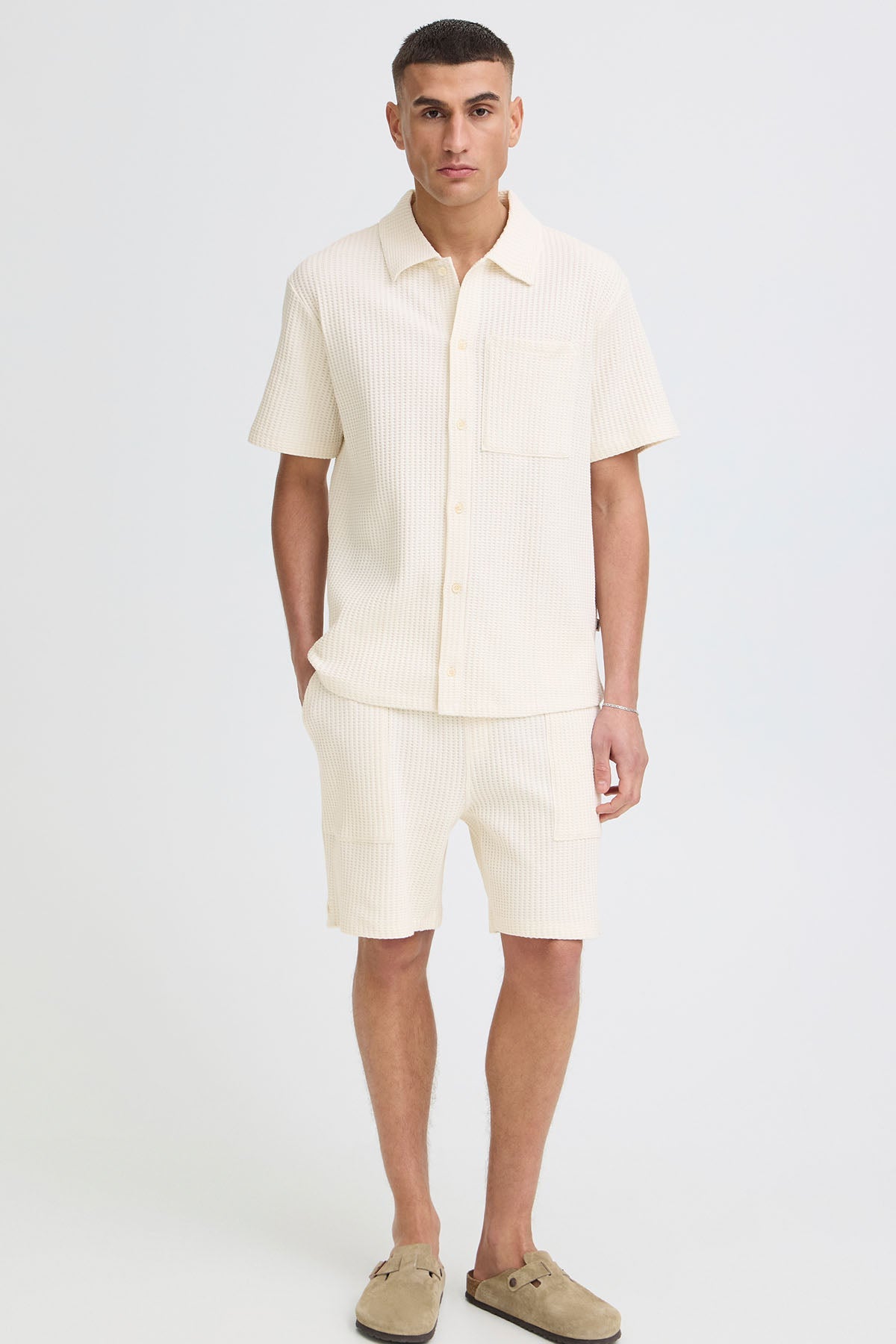 Solid Dutley Shirt Off White