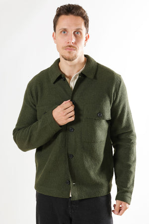 Selected Nealy Knit Reg Workwear Cardi Forest Night