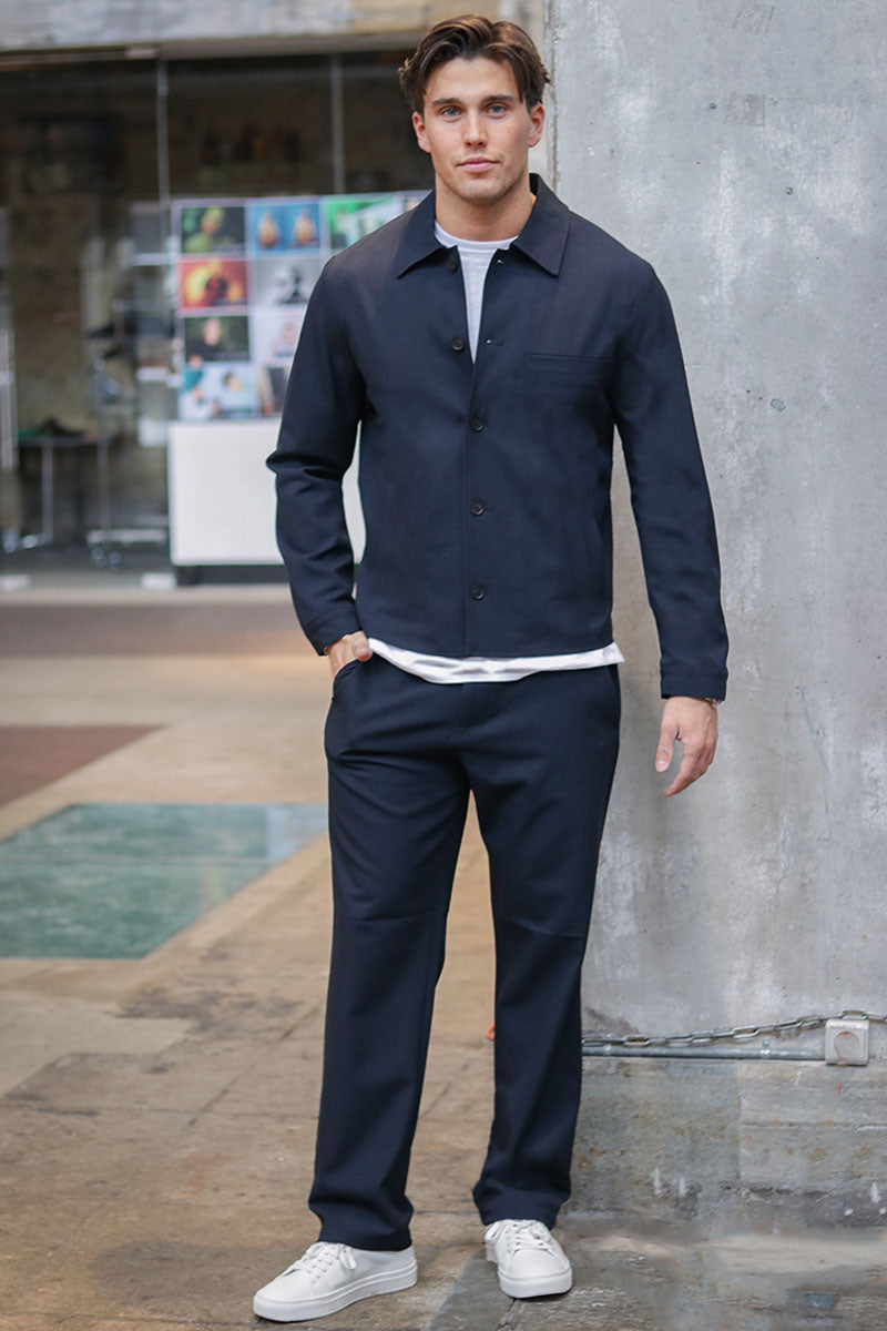 Selected Robert Overshirt Dark Sapphire