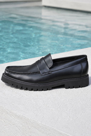 Liebhaveri Plain Loafer Black
