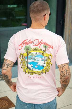 Jack & Jones Post Tee SS Crew Neck Styd SS26 Chalk Pink