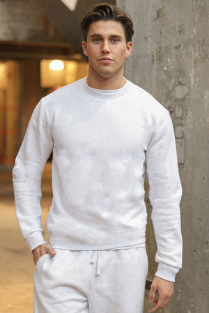 Only & Sons Ceres Crew Neck Super Light Grey Melange