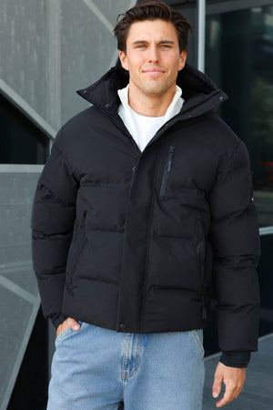 Jack & Jones Trace Alpha Puffer Jacket Black